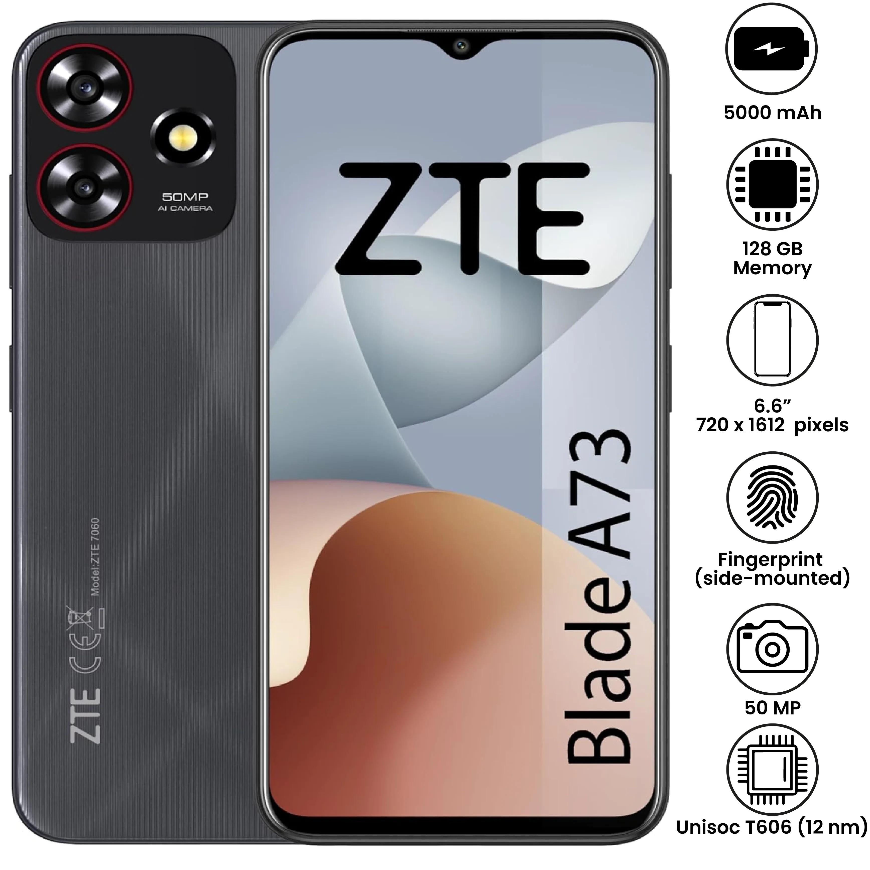 Mobitel best cheap ZTE Blade A73 5G smartphone all colors uk